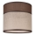 Abat-jour de rechange pour suspension, lampadaire et applique murale ANDREA E27 d. 16 cm marron/beige
