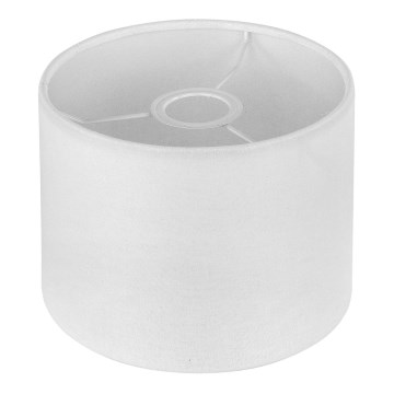 Abat-jour de rechange universel cylindrique E27, Ø 20 cm, blanc