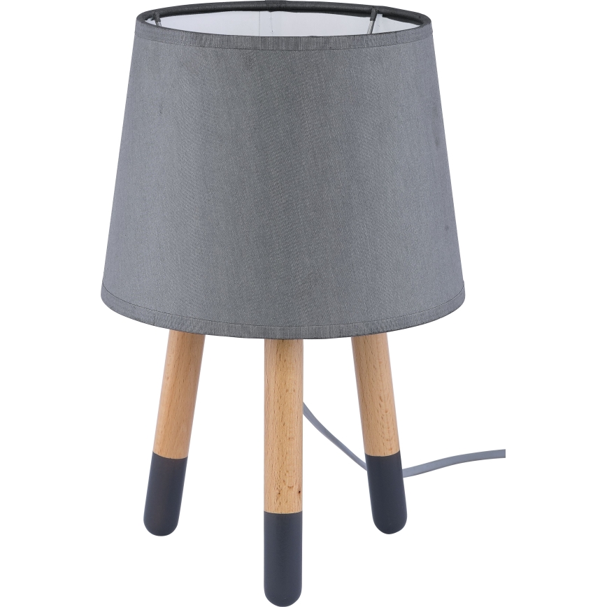 Abat-jour de remplacement pour lampe de table LAMA E27, Ø 15 cm, gris