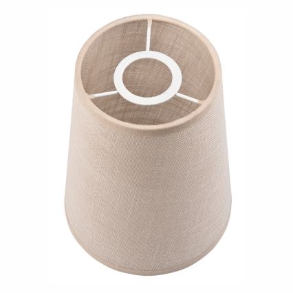 Abat-jour rechange pour suspension et applique murale ANTONIO E14 150x120 mm beige