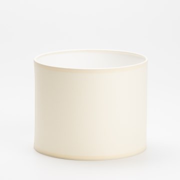 Abat-jour rechange pour suspension et lampe de table DEVA E27 16x20 cm crème
