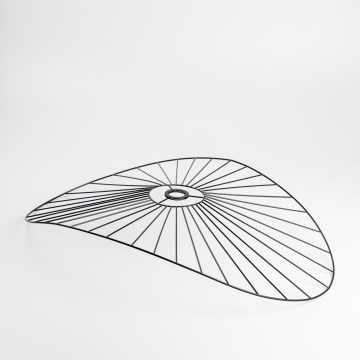 Abat-jour universel CURITIBA 60x80 cm, noir