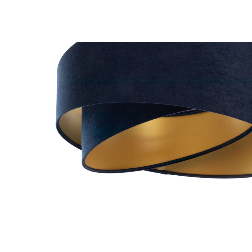 Abat-jour universel GALAXY E27 d. 45 cm bleu/doré
