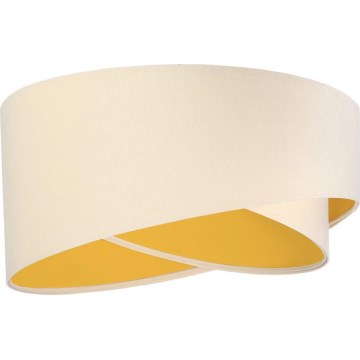 Abat-jour universel GALAXY E27 d. 45 cm crème/doré