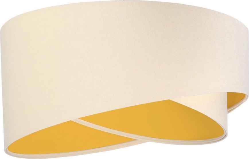 Abat-jour universel GALAXY E27 d. 45 cm crème/doré