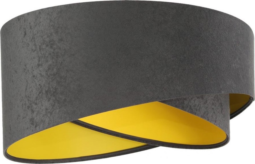 Abat-jour universel GALAXY E27 d. 45 cm gris/doré