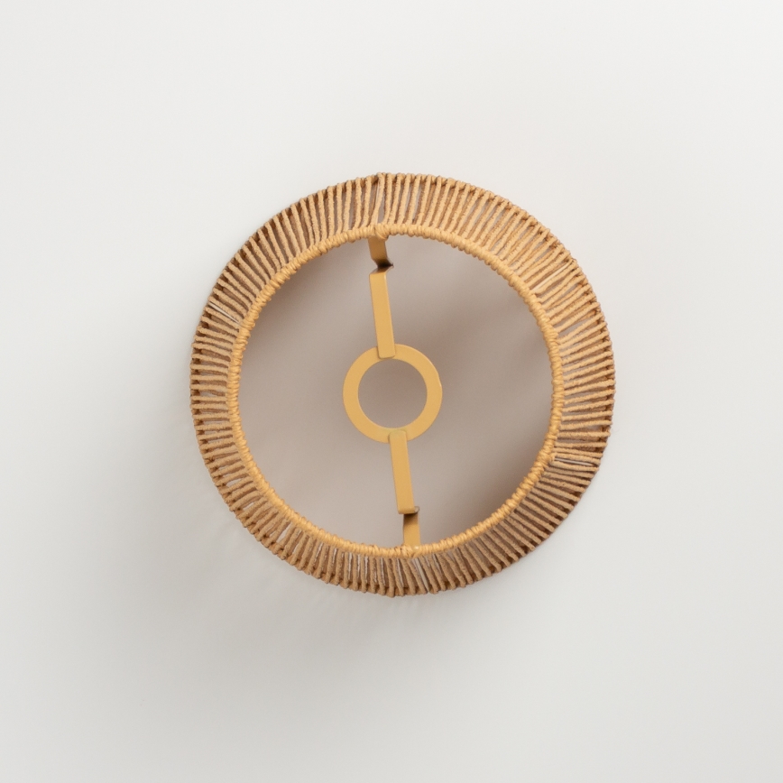 Abat-jour universel KERIA, Ø 28 cm, marron