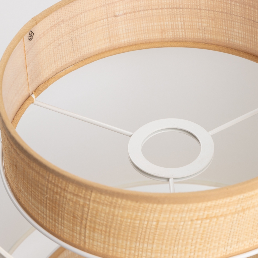 Abat-jour universel KERIA Ø 30 cm beige/blanc