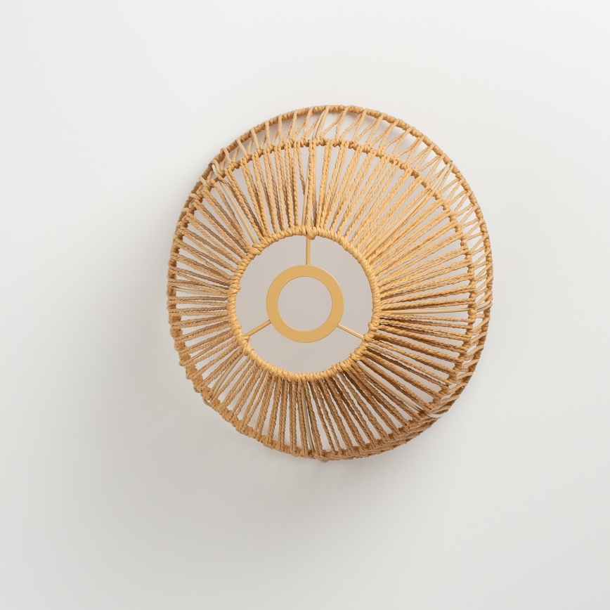 Abat-jour universel KERIA, Ø 30 cm, marron