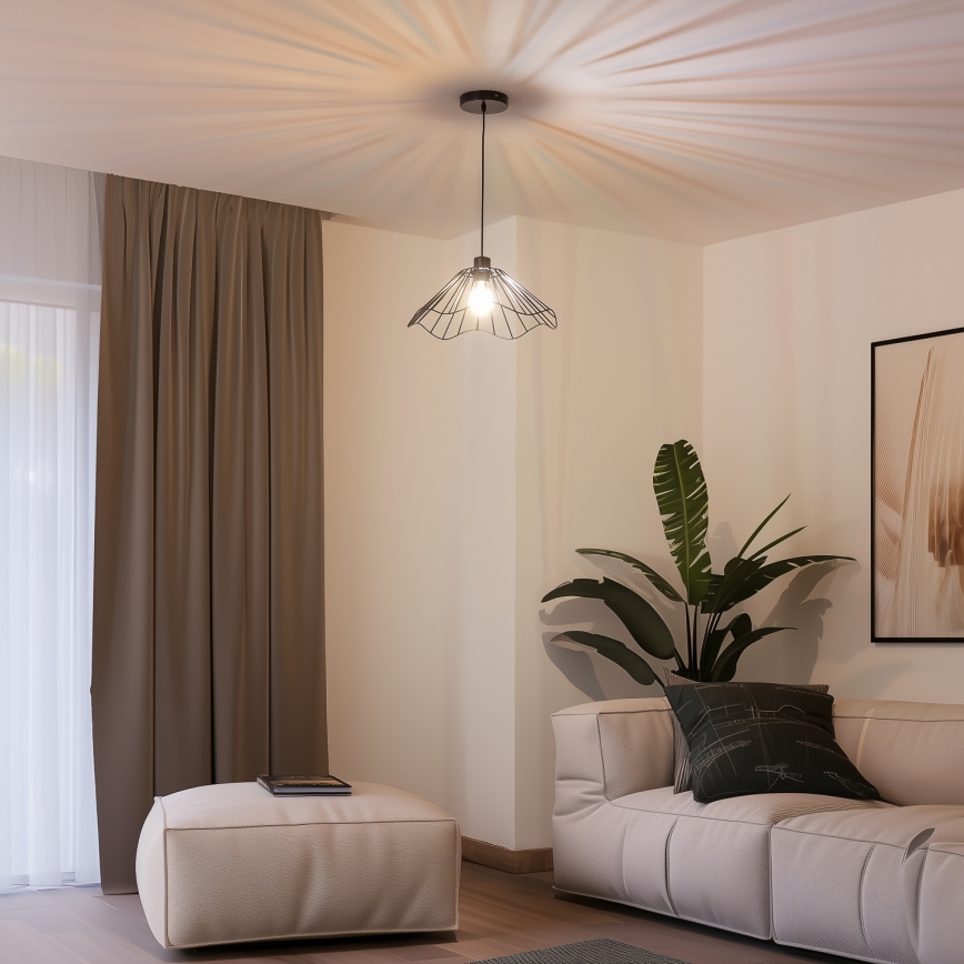 Abat-jour universel pour luminaire CURITIBA Ø 40 cm noir