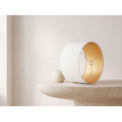Abat-jour universel STANDART E27 d. 45 cm blanc/doré