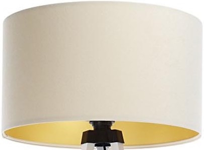 Abat-jour universel STANDART E27 d. 45 cm crème/doré