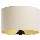 Abat-jour universel STANDART E27 d. 45 cm crème/doré