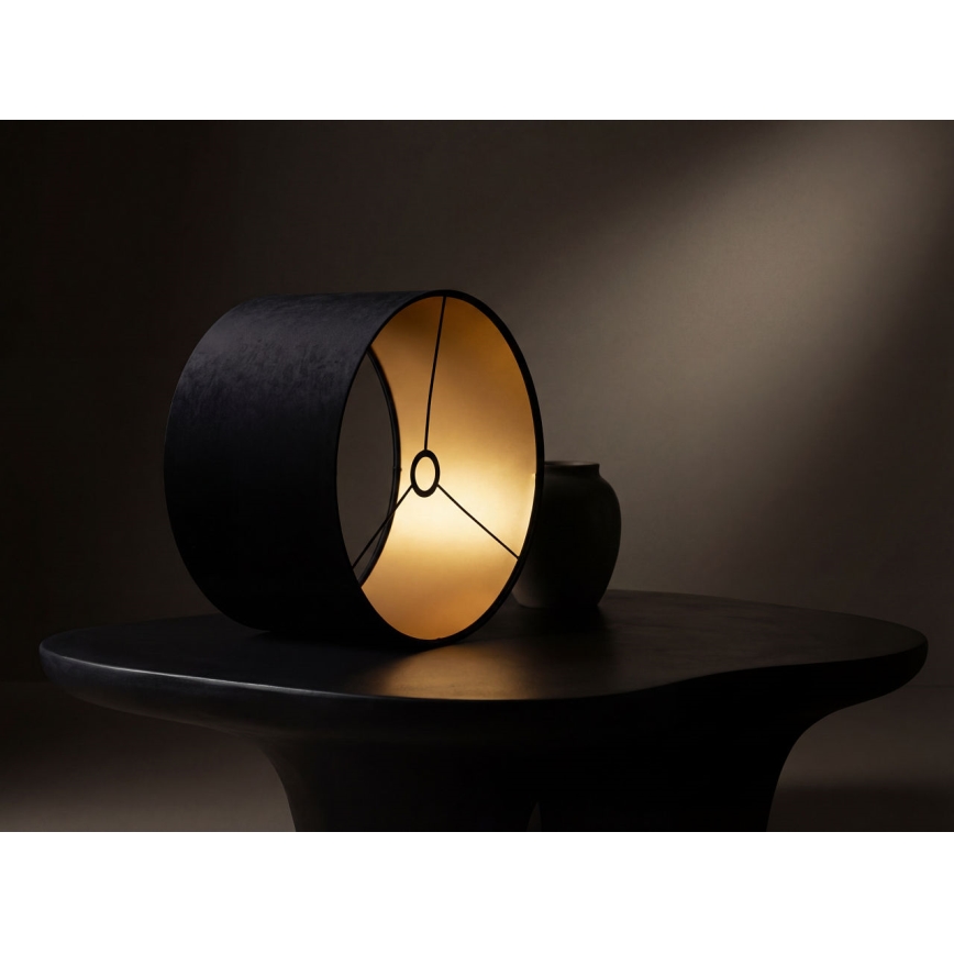 Abat-jour universel STANDART E27 d. 45 cm noir/doré