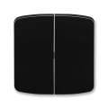 ABB 3558A-A652 N - Couvre-interrupteur séparable TANGO noir