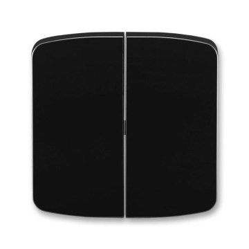 ABB 3558A-A652 N - Couvre-interrupteur séparable TANGO noir