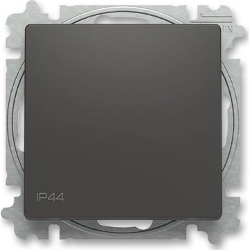 ABB 3559T-A07940 237 - Kruisschakelaar zonder afdekraam nr. 7 ZONI IP44 mat zwart