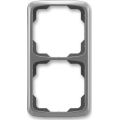 ABB 3901A-B21 S2 - Cadre double TANGO gris foncé