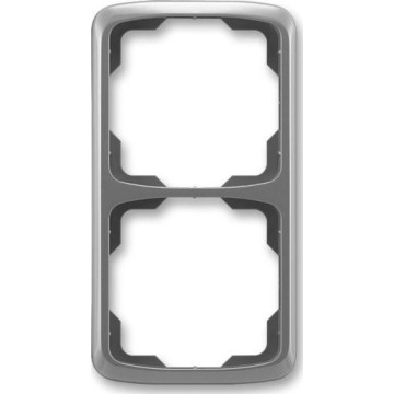 ABB 3901A-B21 S2 - Cadre double TANGO gris foncé