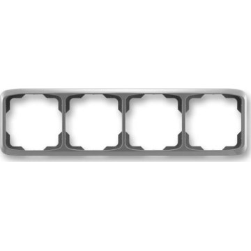 ABB 3901A-B40 S2 - Cadre quadruple TANGO gris foncé