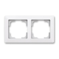 ABB 3901T-A00020 500 - Dubbel afdekraam ZONI wit