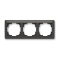 ABB 3901T-A00030 237 - Cadre triple ZONI noir mat