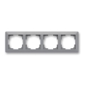 ABB 3901T-A00040 141 - Cadre 4 postes ZONI gris