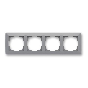 ABB 3901T-A00040 141 - Viervoudig afdekraam ZONI grijs