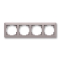 ABB 3901T-A00040 144 - Cadre 4 modules ZONI grège