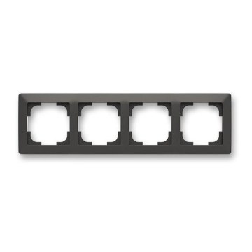 ABB 3901T-A00040 237 - 4-voudig afdekraam ZONI mat zwart