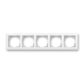 ABB 3901T-A00050 500 - Cadre 5 modules ZONI blanc
