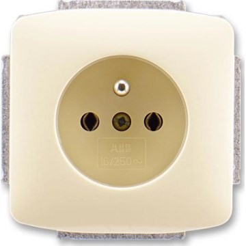 ABB 5518A-A2349 C - Wandcontactdoos zonder afdekraam TANGO 250V ivoor