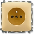 ABB 6619A-A06357 D - Huishoudelijk stopcontact zonder afdekraam TANGO 250V beige