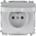 ABB 6619A-A06997 S - Wandcontactdoos zonder afdekraam TANGO 250V IP44 grijs
