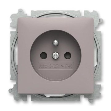 ABB 6619T-A06657 244 - Prise murale sans cadre ZONI 250V greige