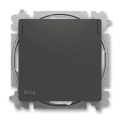 ABB 6619T-A06995 237 - Prise domestique sans cadre ZONI 250 V IP44 noir mat