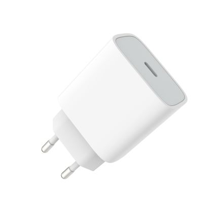 Adaptateur de charge rapide Power Delivery 20W USB-C blanc