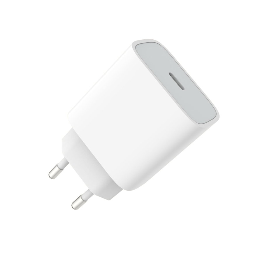 Adaptateur de charge rapide Power Delivery 20W USB-C blanc