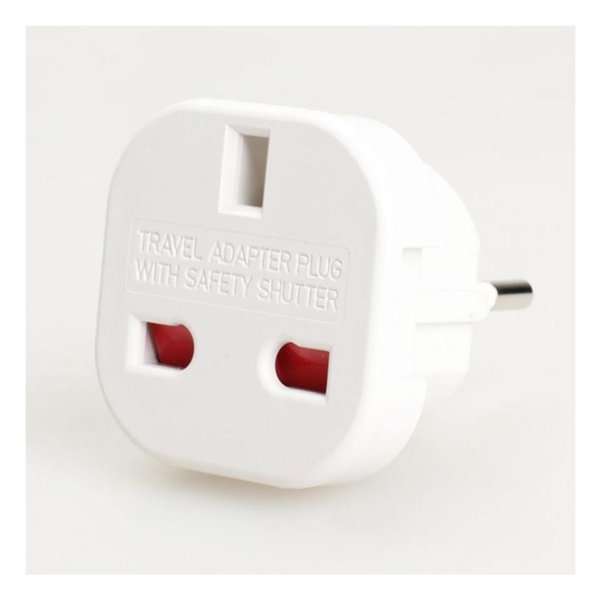 Adaptateur de voyage prise UK vers EU