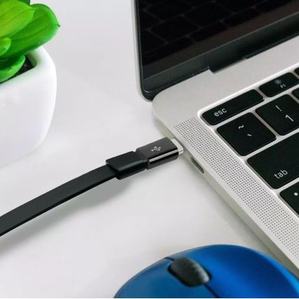 Adaptateur Micro USB pour USB C noir