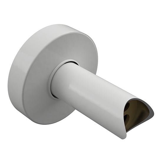 Adapter voor droogrekken 6,4 x 6,4 cm, wit