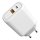 Adapter voor snel opladen Power Delivery 30W USB-C + USB-A wit