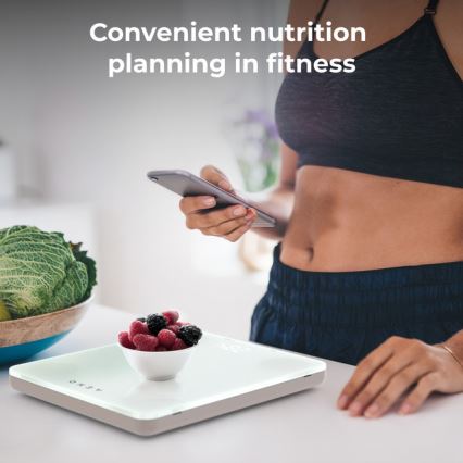 AENO - Balance connectée de cuisine 3xAAA Bluetooth