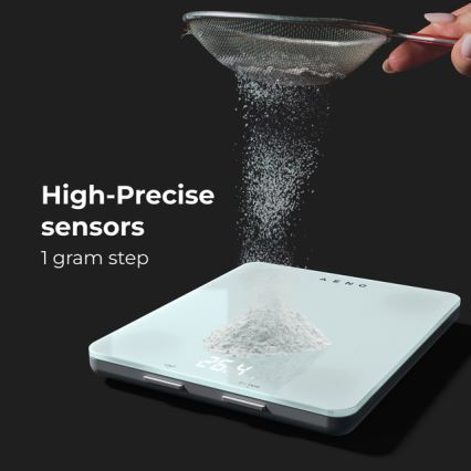 AENO - Balance connectée de cuisine 3xAAA Bluetooth