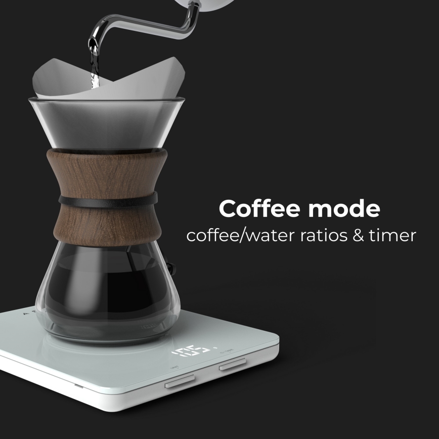 AENO - Balance connectée de cuisine 3xAAA Bluetooth