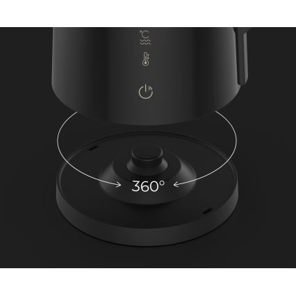 AENO - Bouilloire connectée avec écran LED 1,7 l 2200W/230V noir