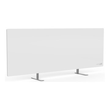 AENO - Panneau électrique connecté à infrarouge 700W minuteur/thermostat IP44 Wi-fi blanc