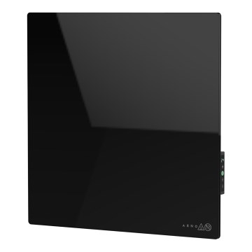 AENO - Panneau infrarouge électrique intelligent 500W minuterie/thermostat Wi-Fi noir