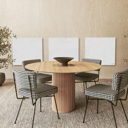 AENO - Slim elektrisch infraroodpaneel 500 W met timer en thermostaat, Wi‑Fi, wit