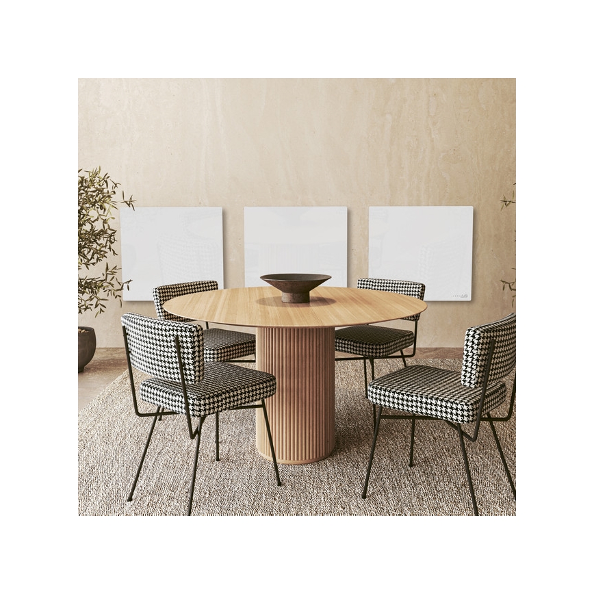 AENO - Slim elektrisch infraroodpaneel 500 W timer/thermostaat Wi‑Fi wit